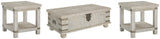 Carynhurst Coffee Table with 2 End Tables