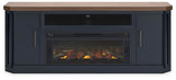 Landocken 83" TV Stand with Electric Fireplace