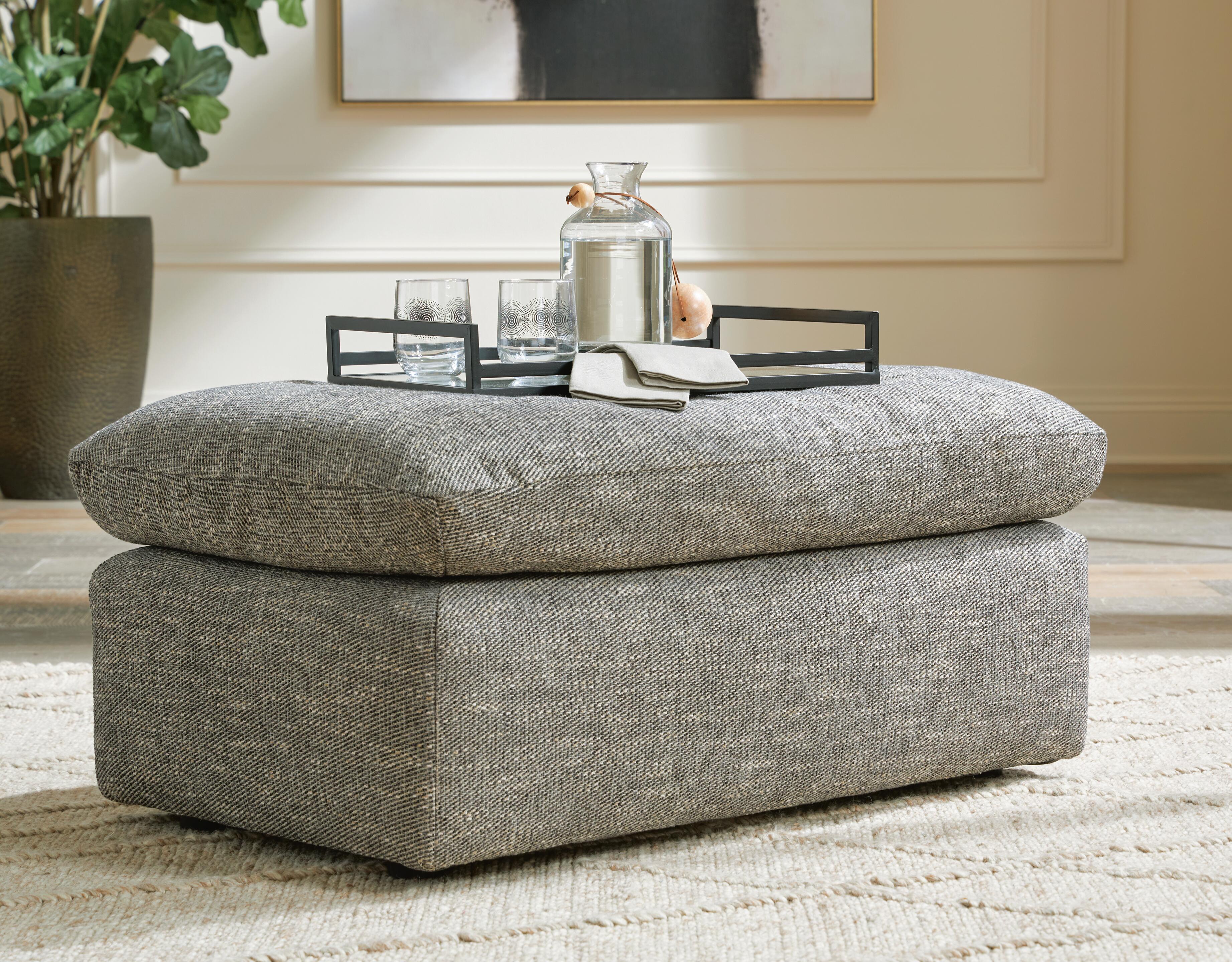 Dramatic Oversized Chair and Ottoman