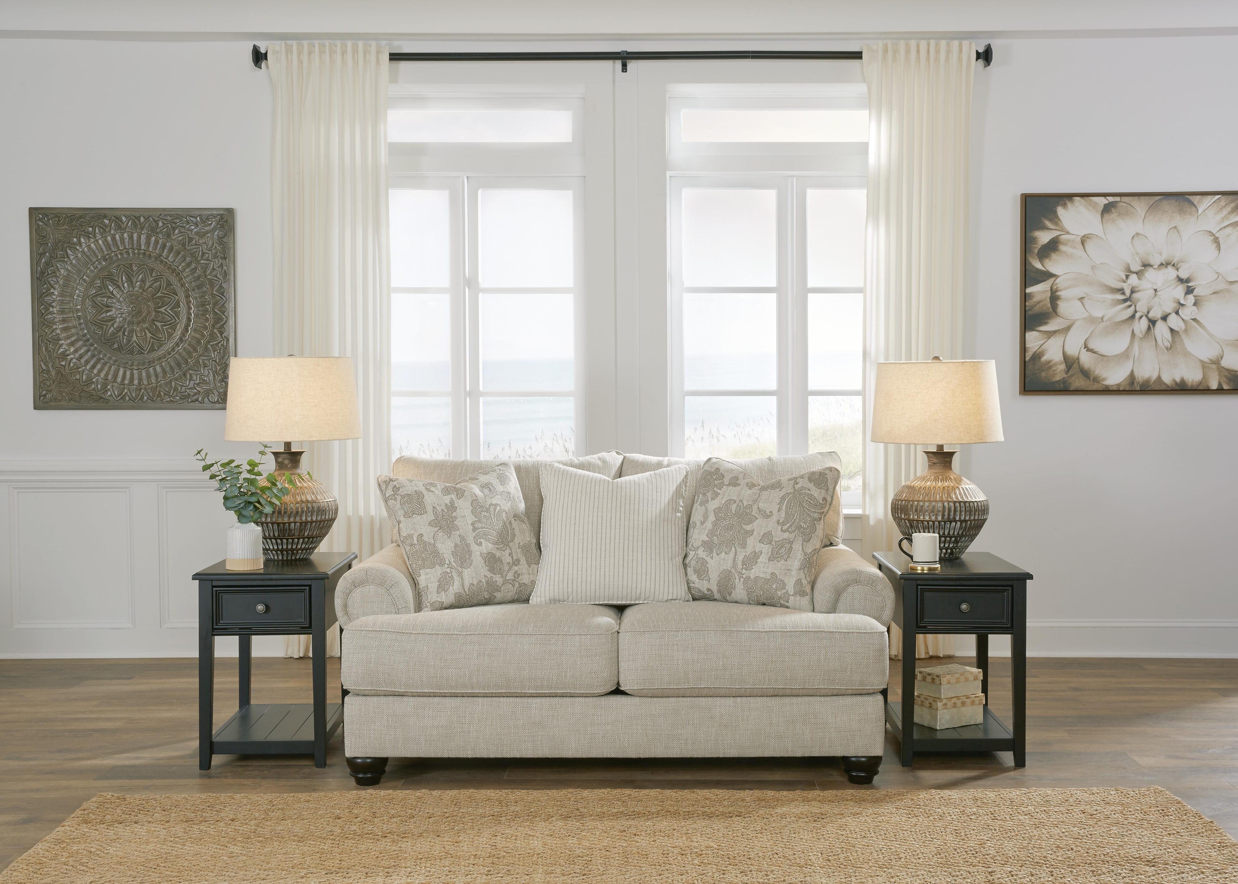 Asanti Loveseat and Ottoman