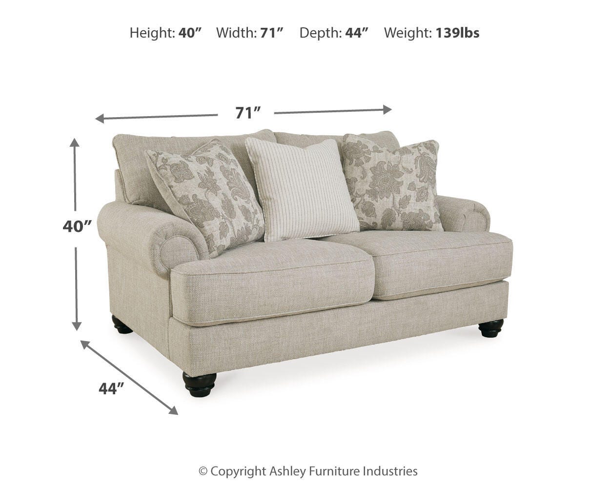Asanti Sofa, Loveseat and Ottoman