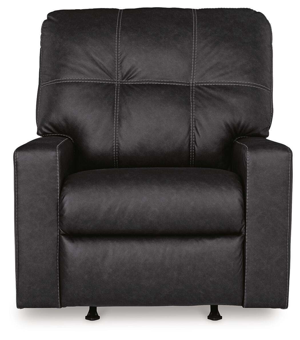 Barlin Mills Recliner and Oversized Accent Ottoman