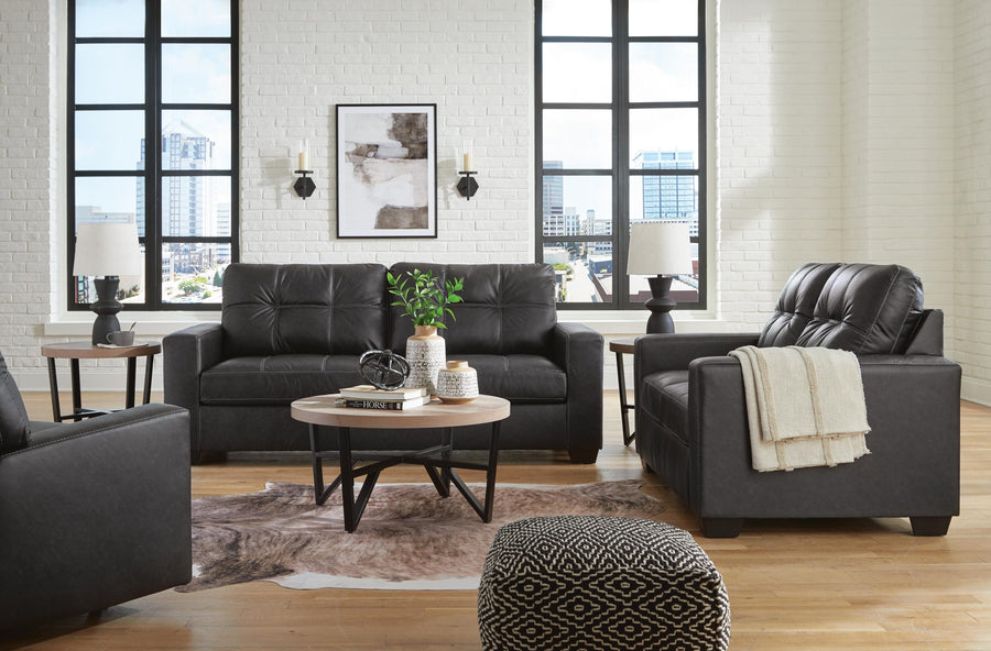 Barlin Mills Sofa, Loveseat and Recliner