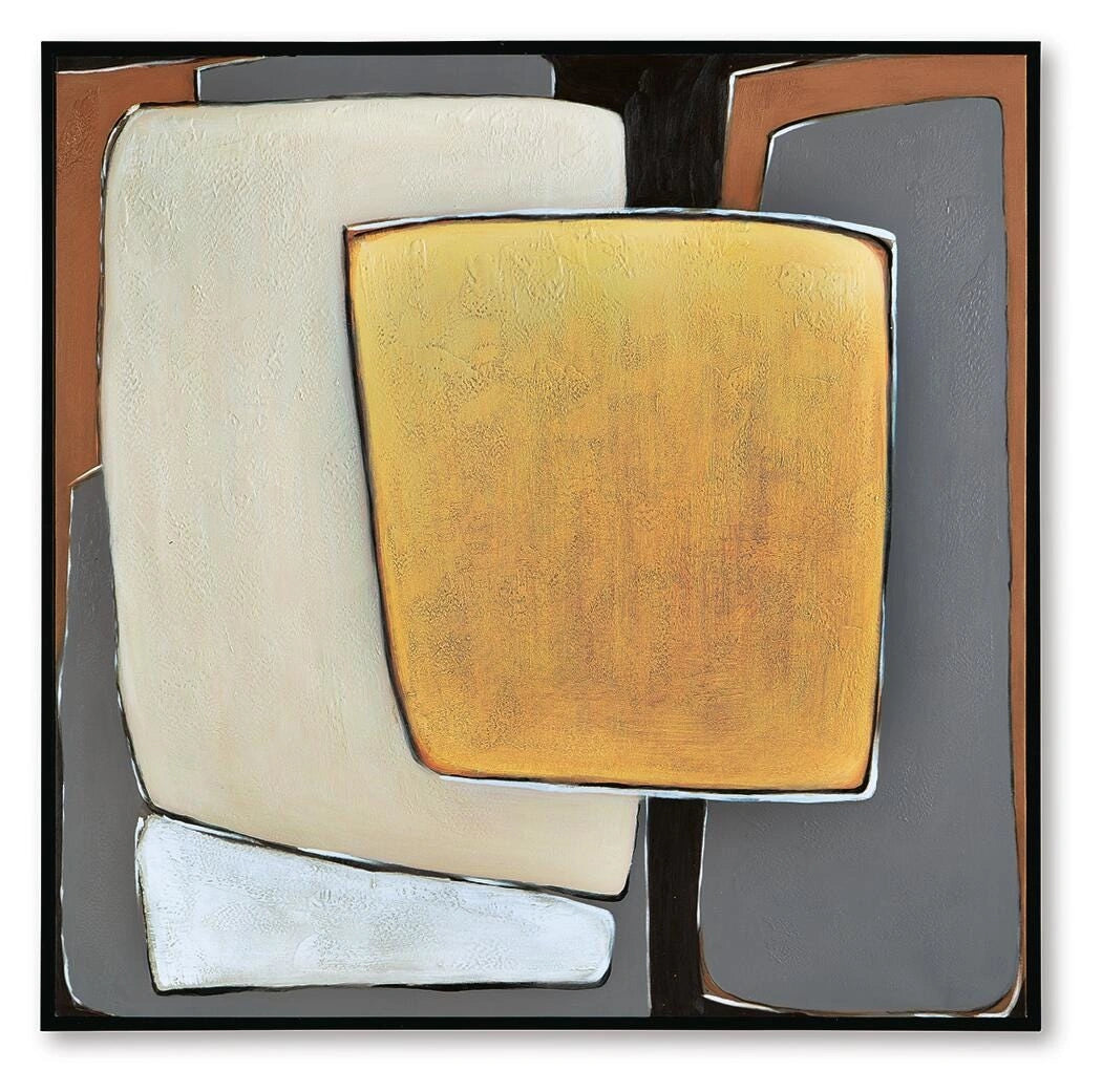 Cream/Brown/Gray