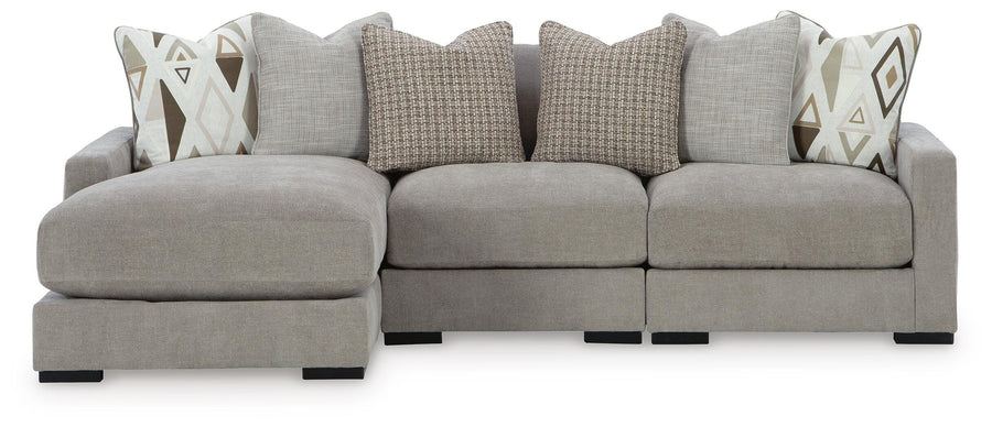 Aslan Court 3-Piece Sofa Sectional with Chaise