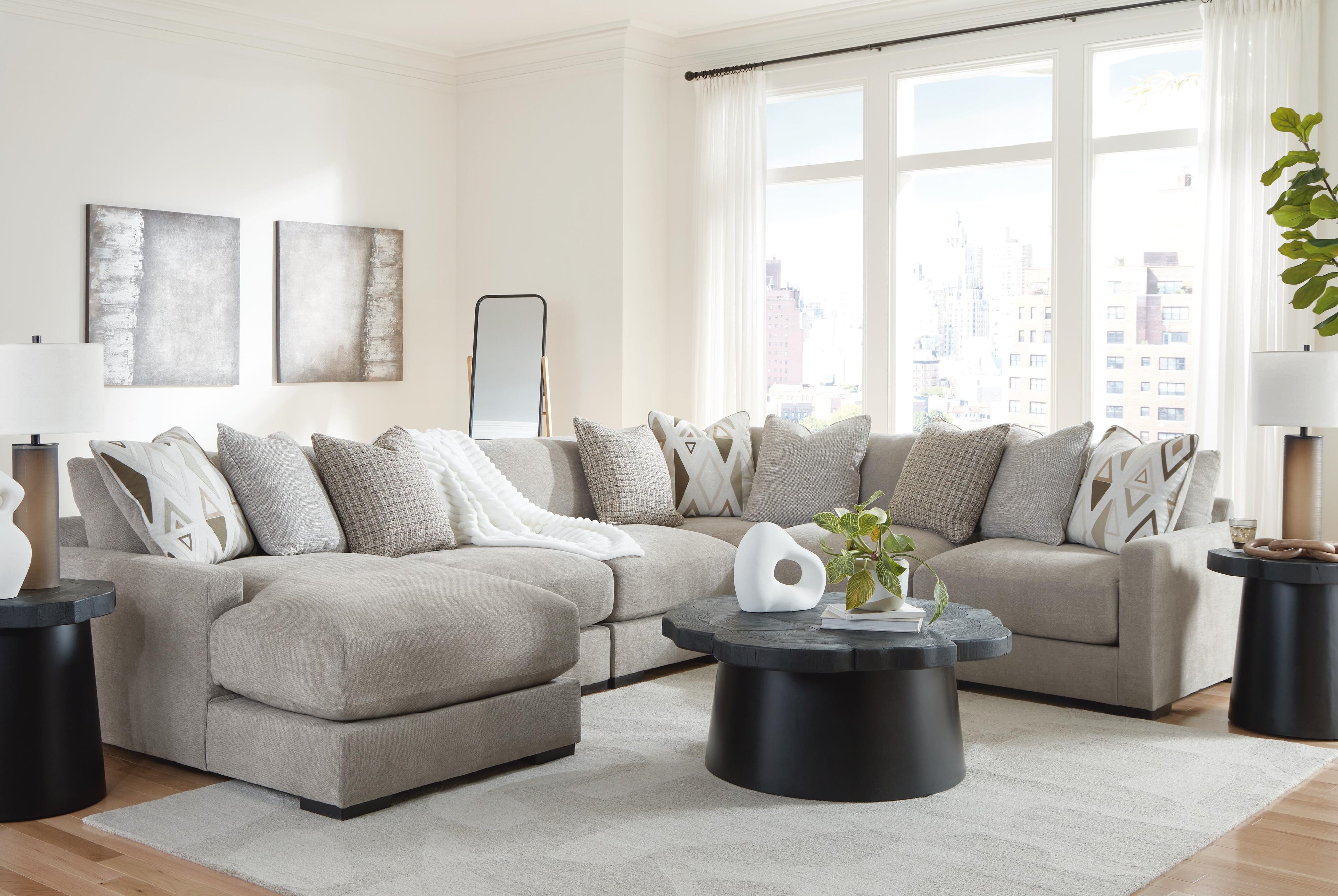Aslan Court 6-Piece Sectional with Chaise