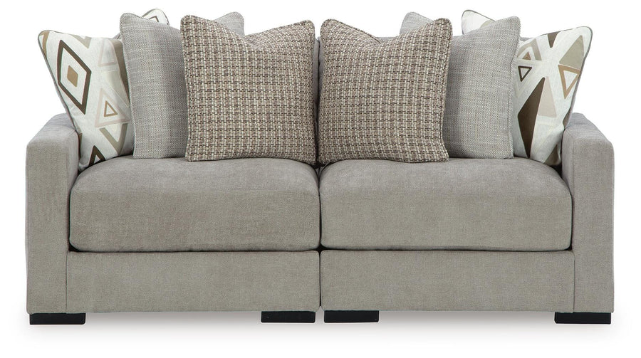 Aslan Court 2-Piece Loveseat Sectional