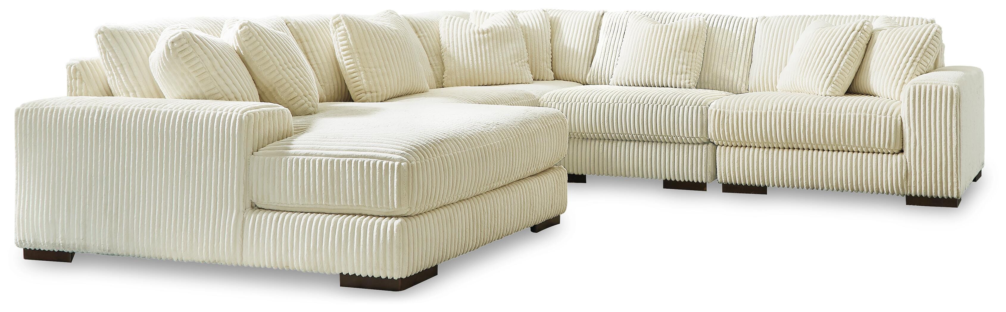 Lindyn 5-Piece Sectional and Ottoman
