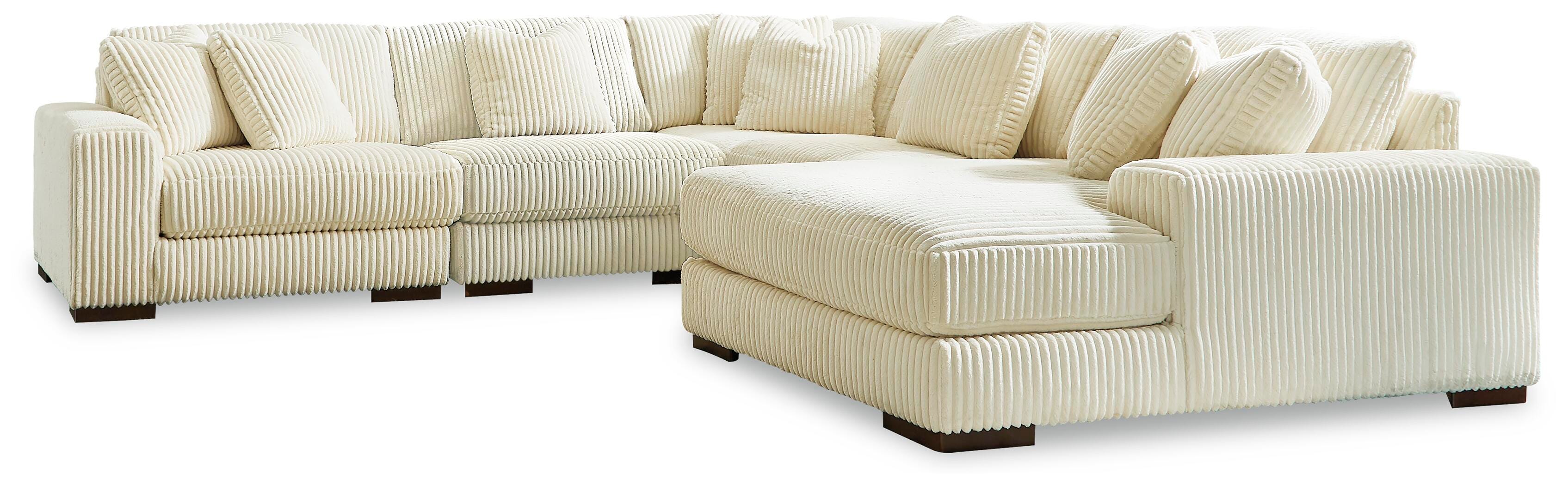 Lindyn 5-Piece Sectional and Ottoman
