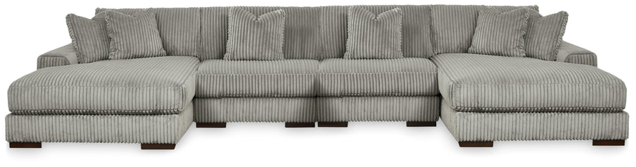 Lindyn 4-Piece Sectional with Double Chaise
