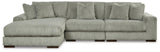 Lindyn 3-Piece Sectional and Oversized Swivel Accent Chair