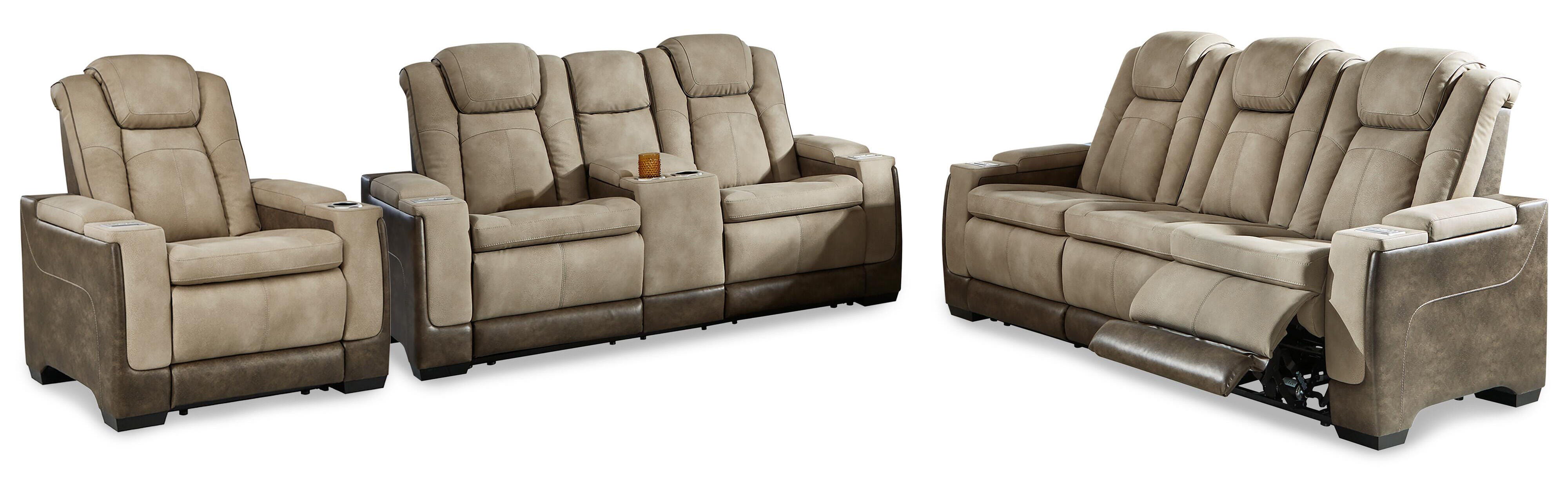 Next-Gen Durapella Performance Fabric Dual Power Reclining Sofa, Loveseat, and Recliner