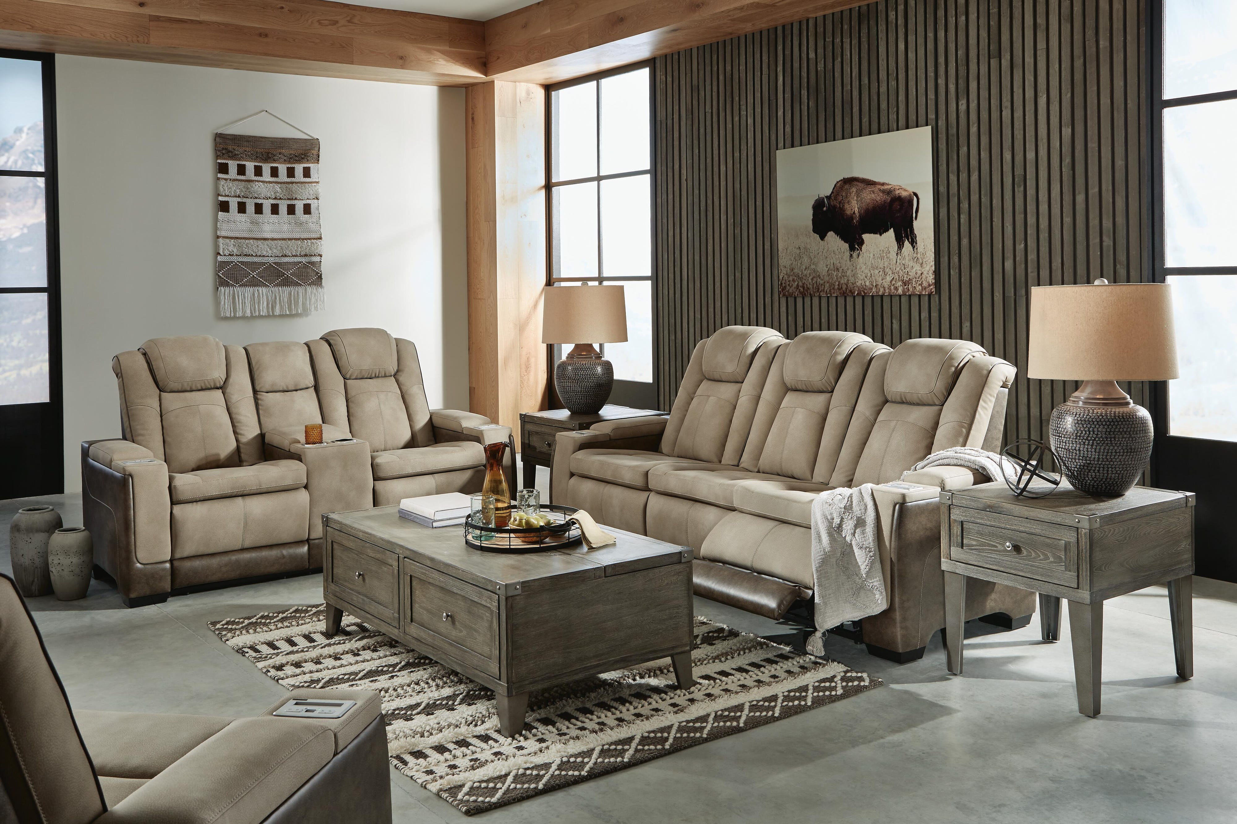 Next-Gen Durapella Performance Fabric Dual Power Reclining Sofa, Loveseat, and Recliner