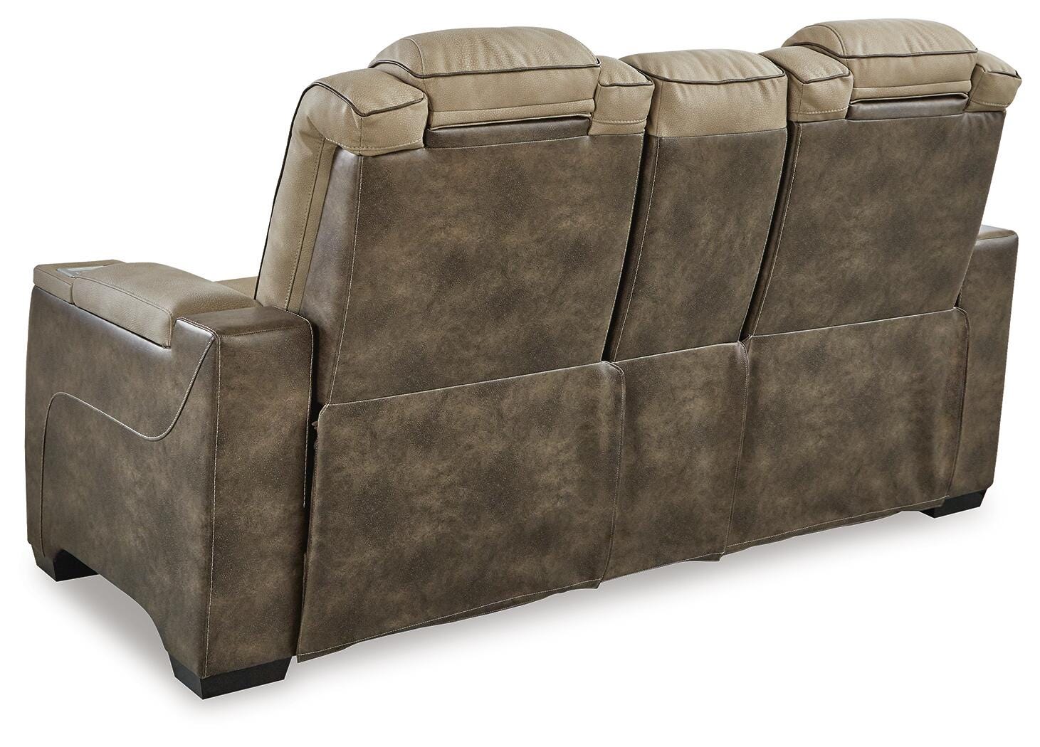 Next-Gen Durapella Power Reclining Loveseat and Power Recliner