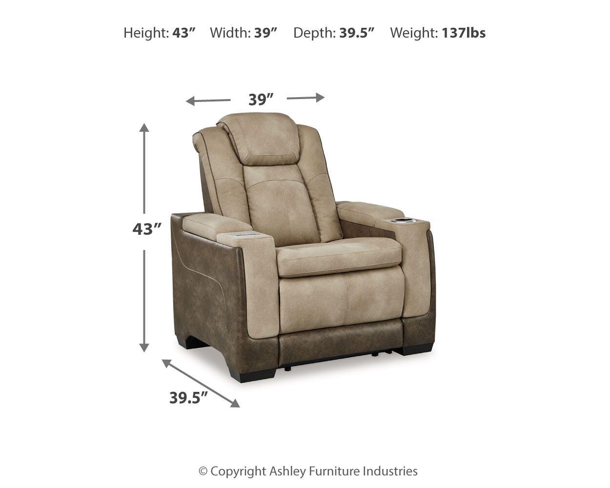 Next-Gen Durapella Power Recliner