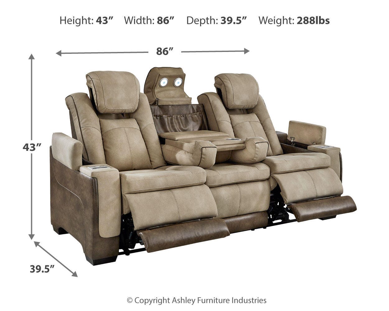 Next-Gen Durapella Power Reclining Sofa