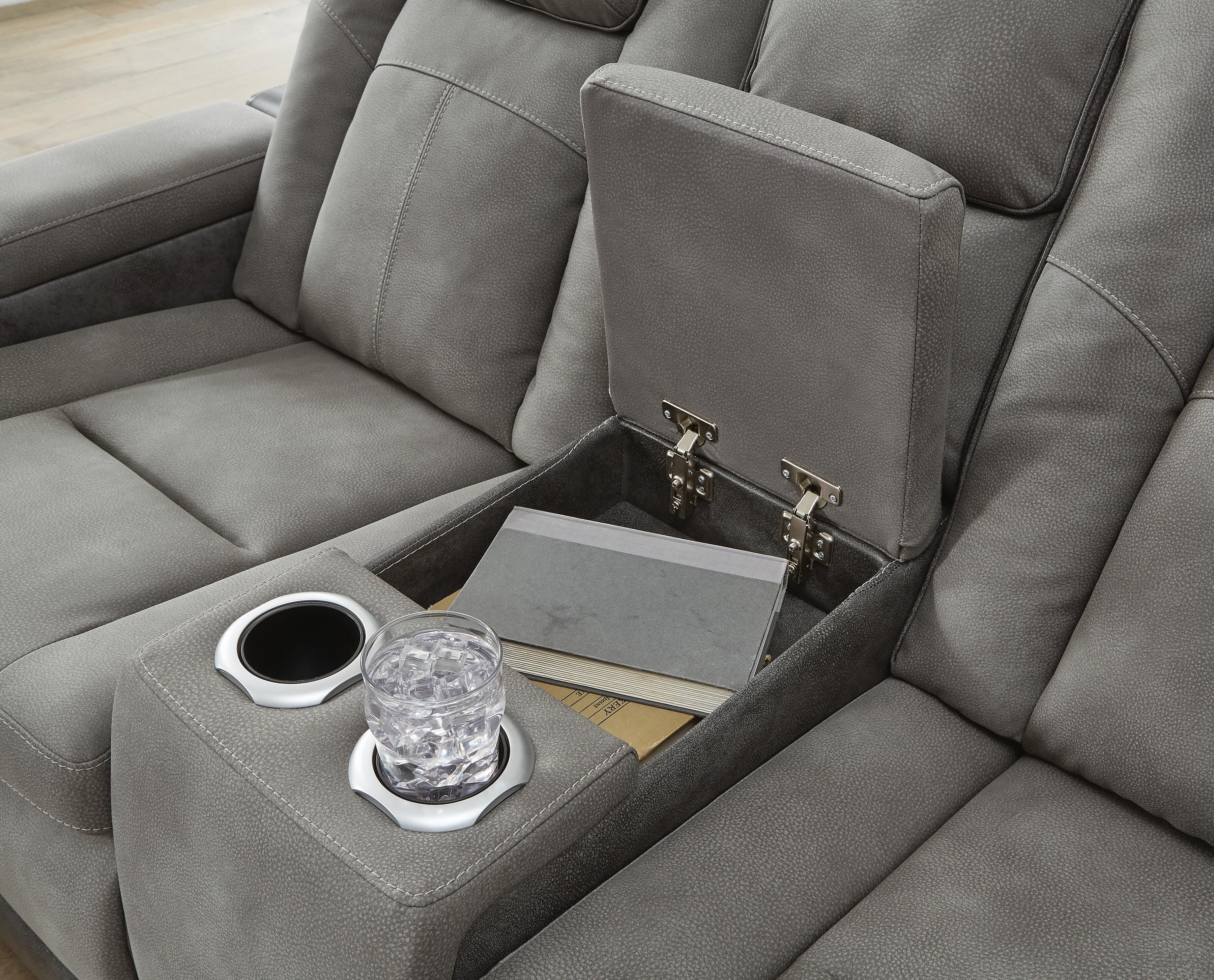 Next-Gen Durapella Performance Fabric Dual Power Reclining Sofa and Loveseat