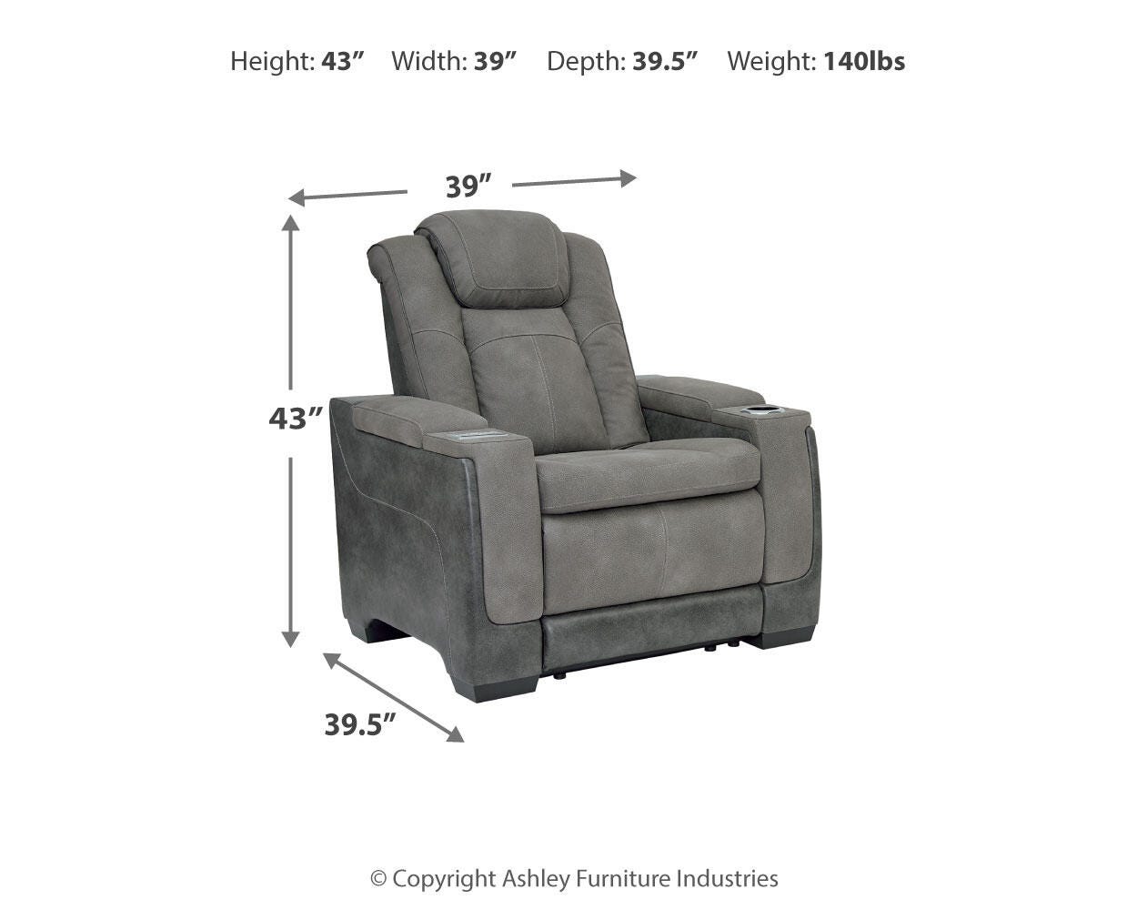 Next-Gen Durapella Power Recliner