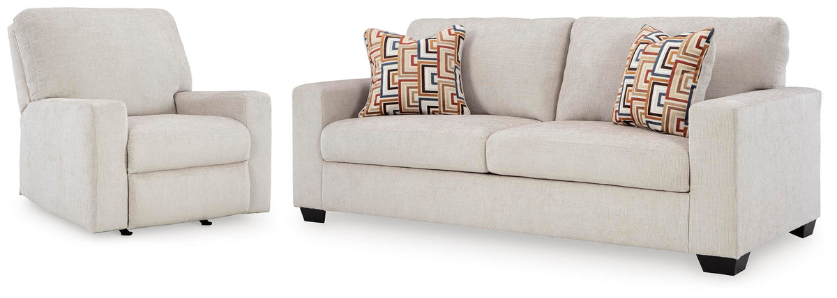 Aspen Sofa and Recliner