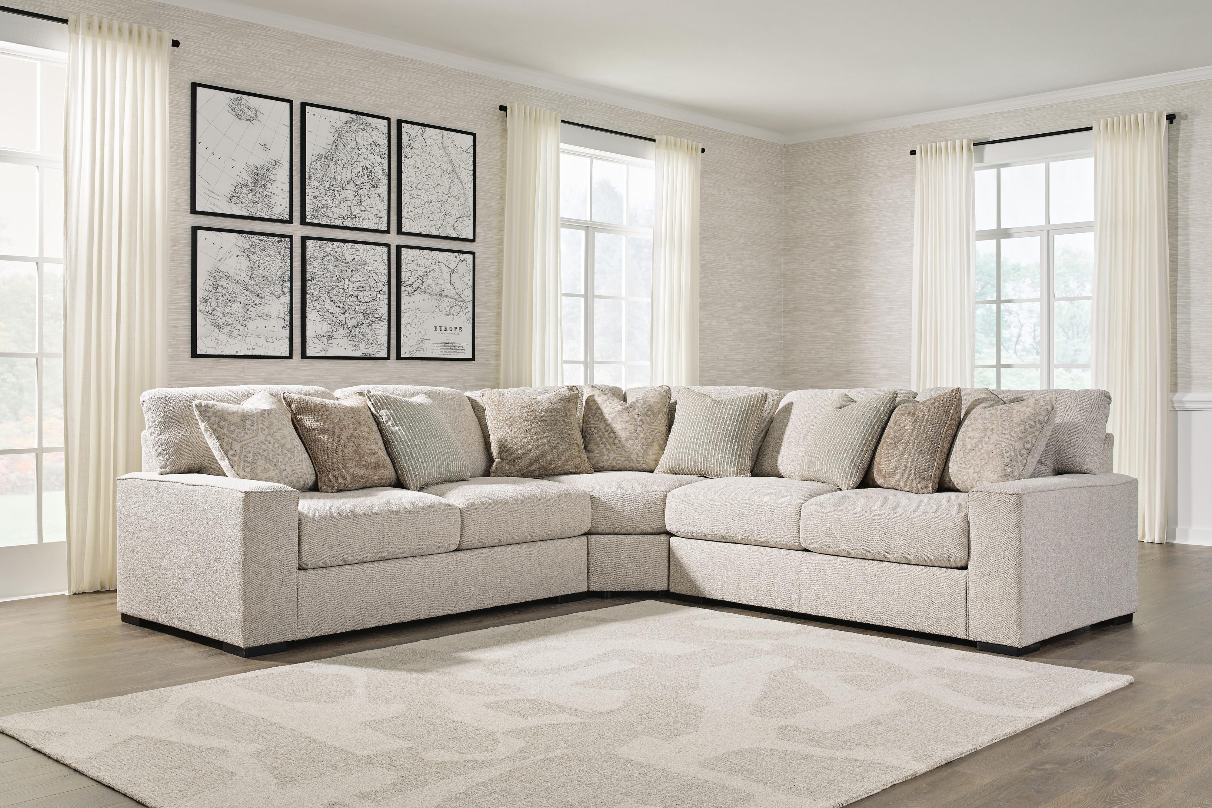 Ballyton 3-Piece Sectional with Ottoman