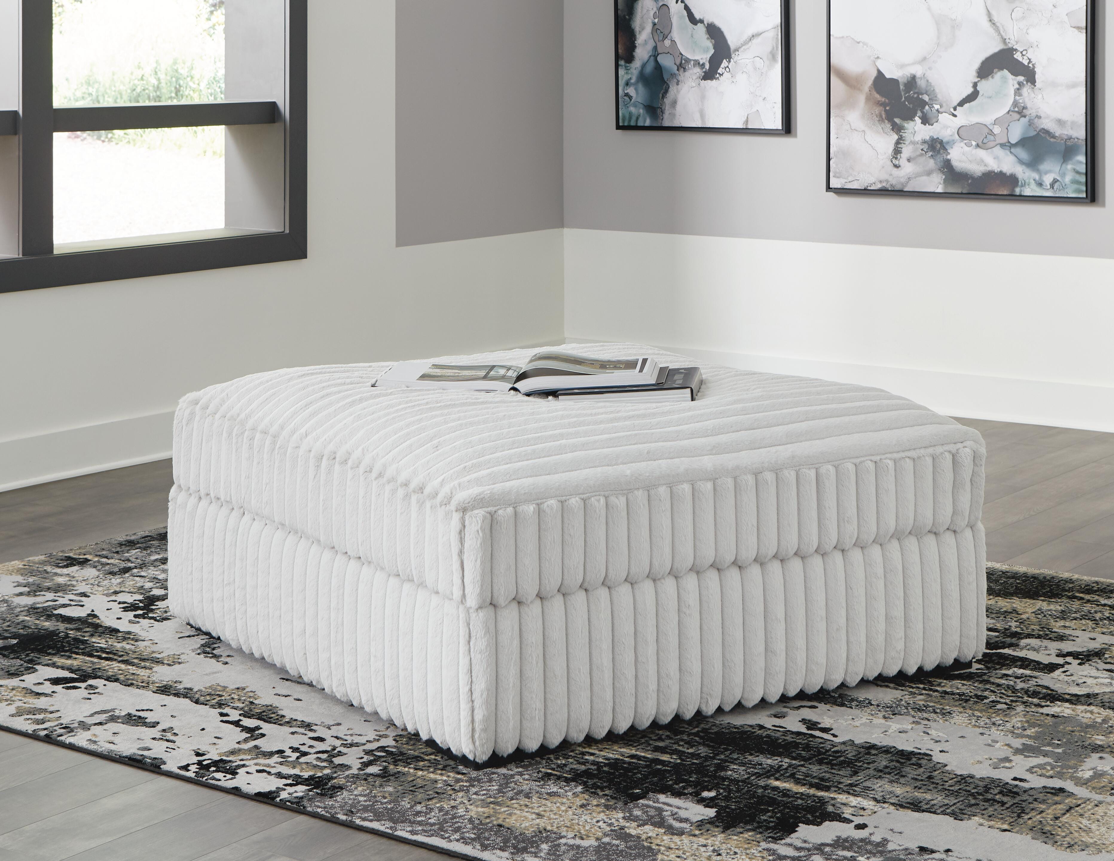 Stupendous 3-Piece Sectional and Ottoman