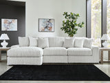 Stupendous 3-Piece Sectional with Chaise