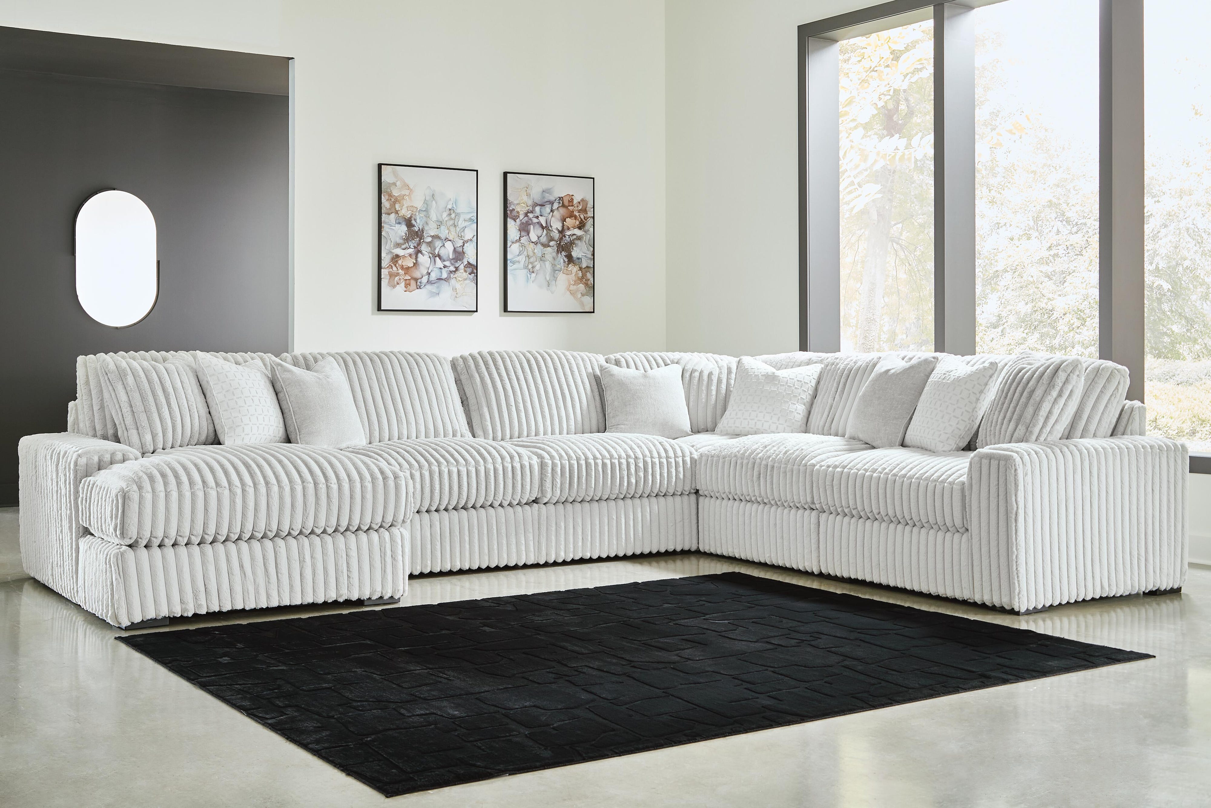 Stupendous 6-Piece Sectional with Chaise