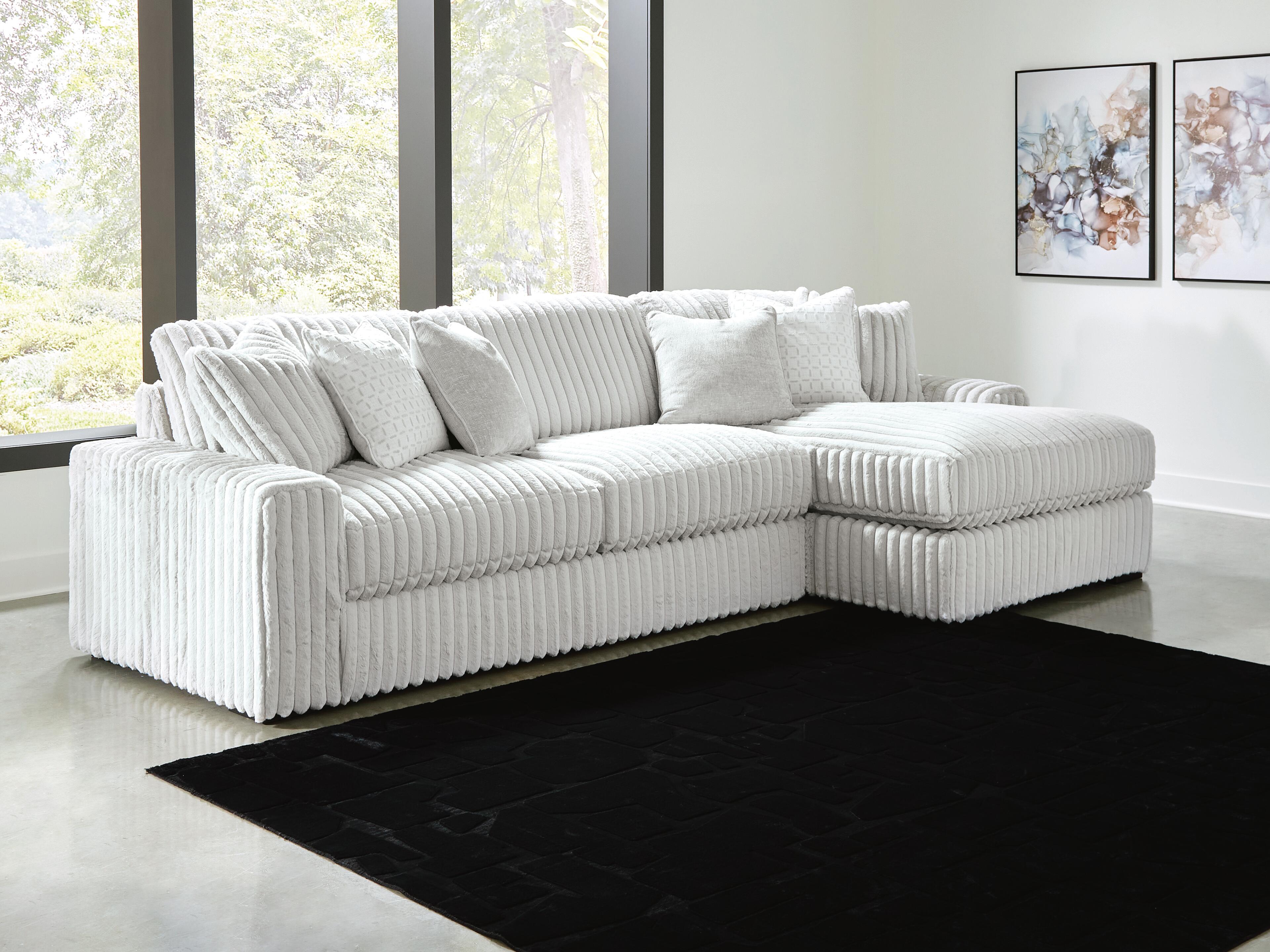 Stupendous 2-Piece Sectional with Chaise