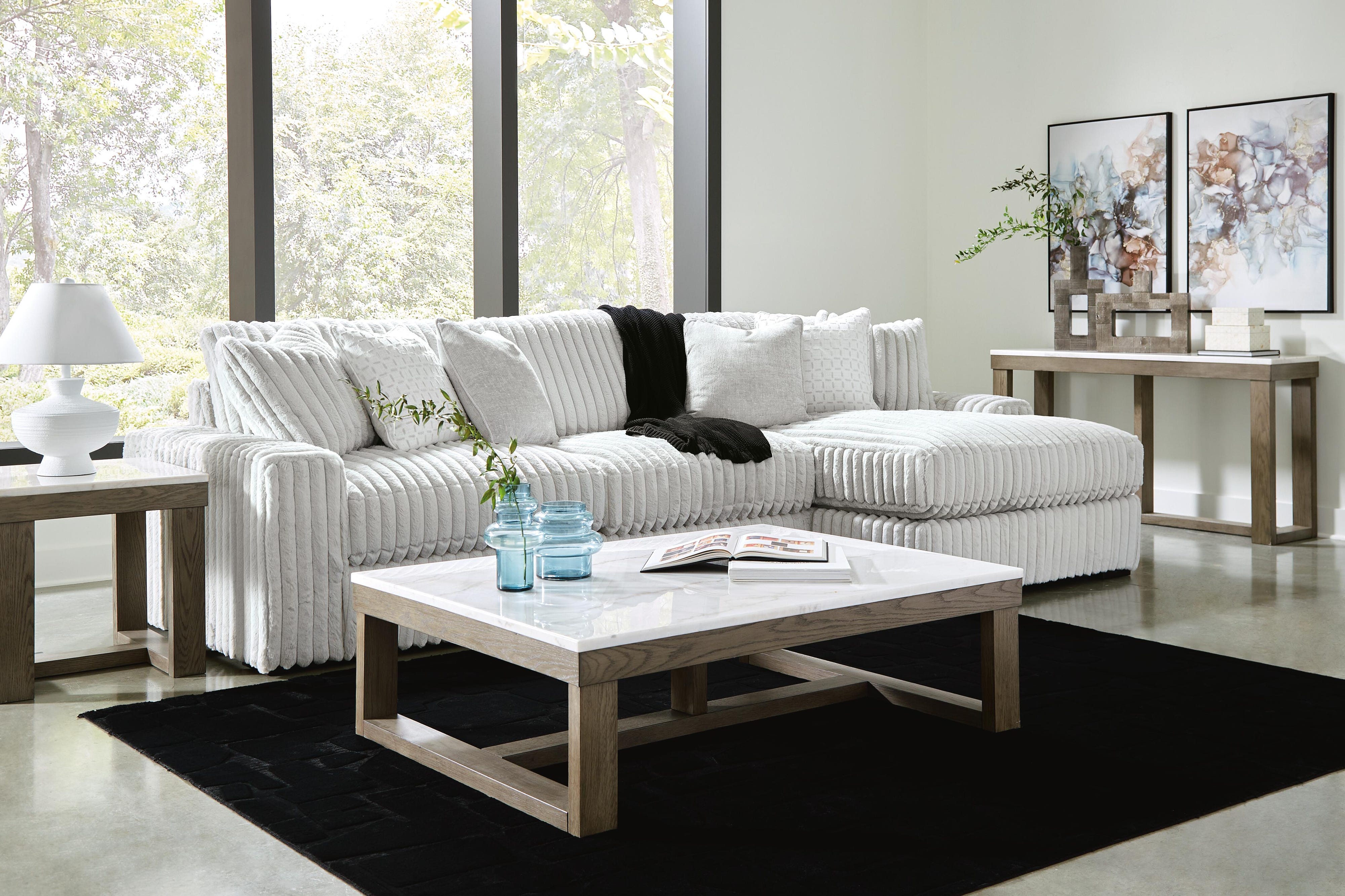 Stupendous 2-Piece Sectional with Chaise