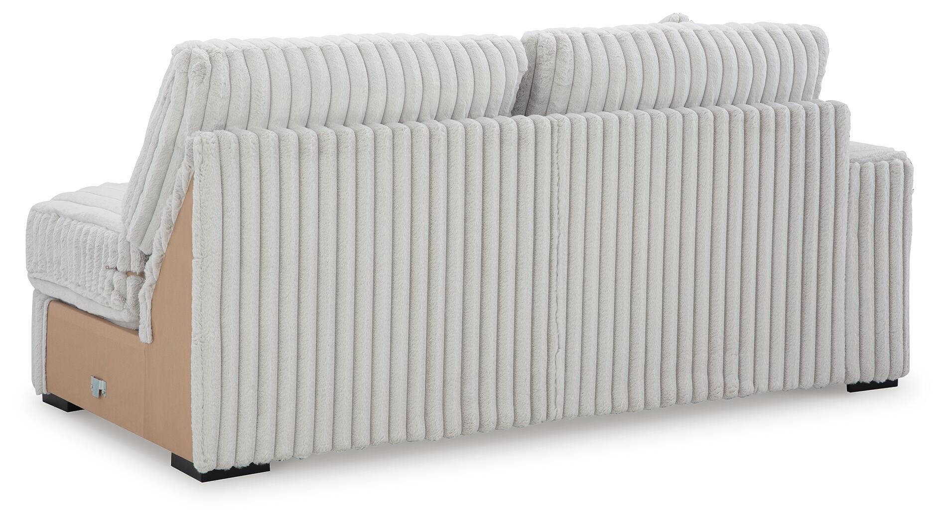 Stupendous 4-Piece Sectional, Oversized Chaise and Ottoman