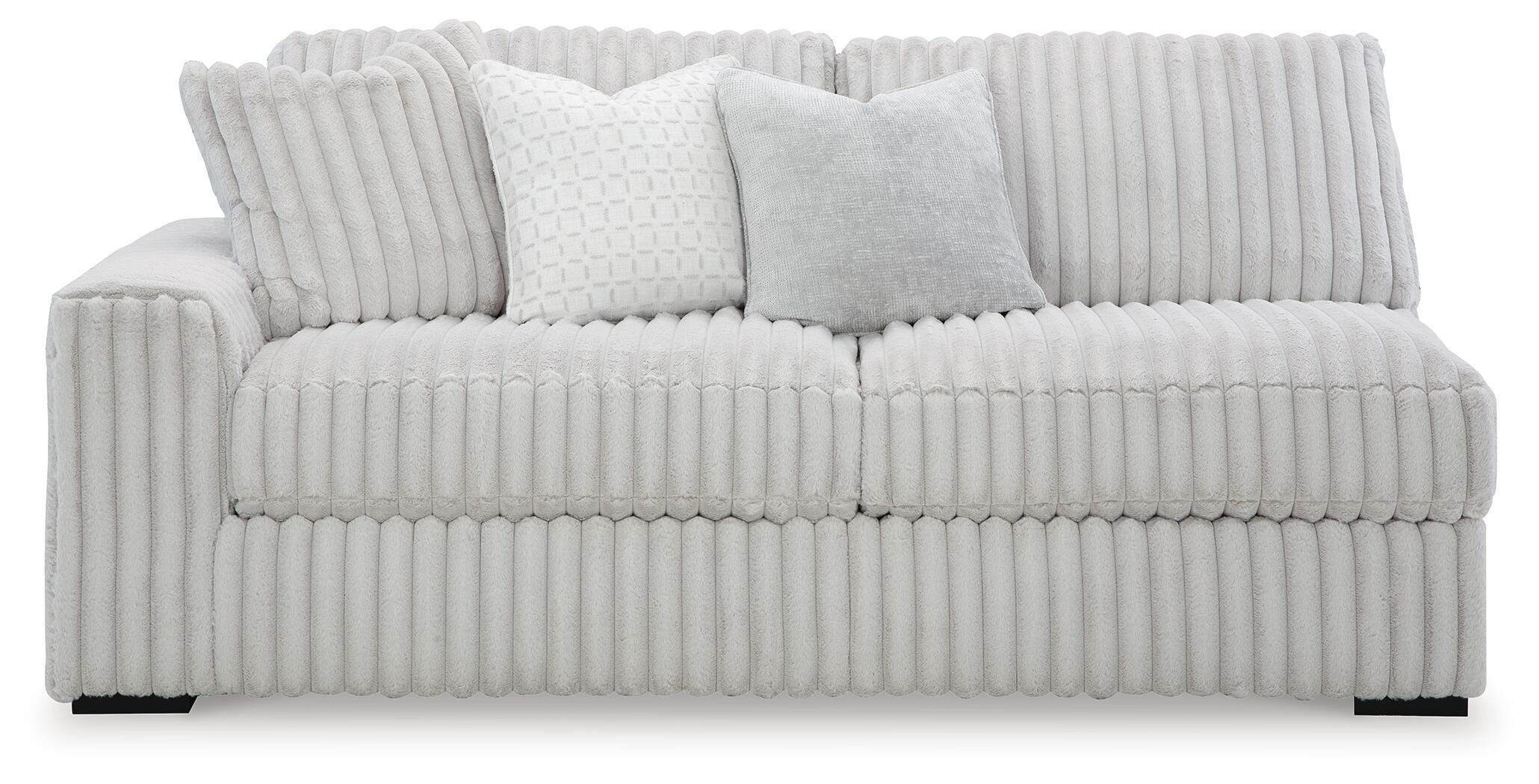 Stupendous 4-Piece Sectional and Oversized Accent Ottoman