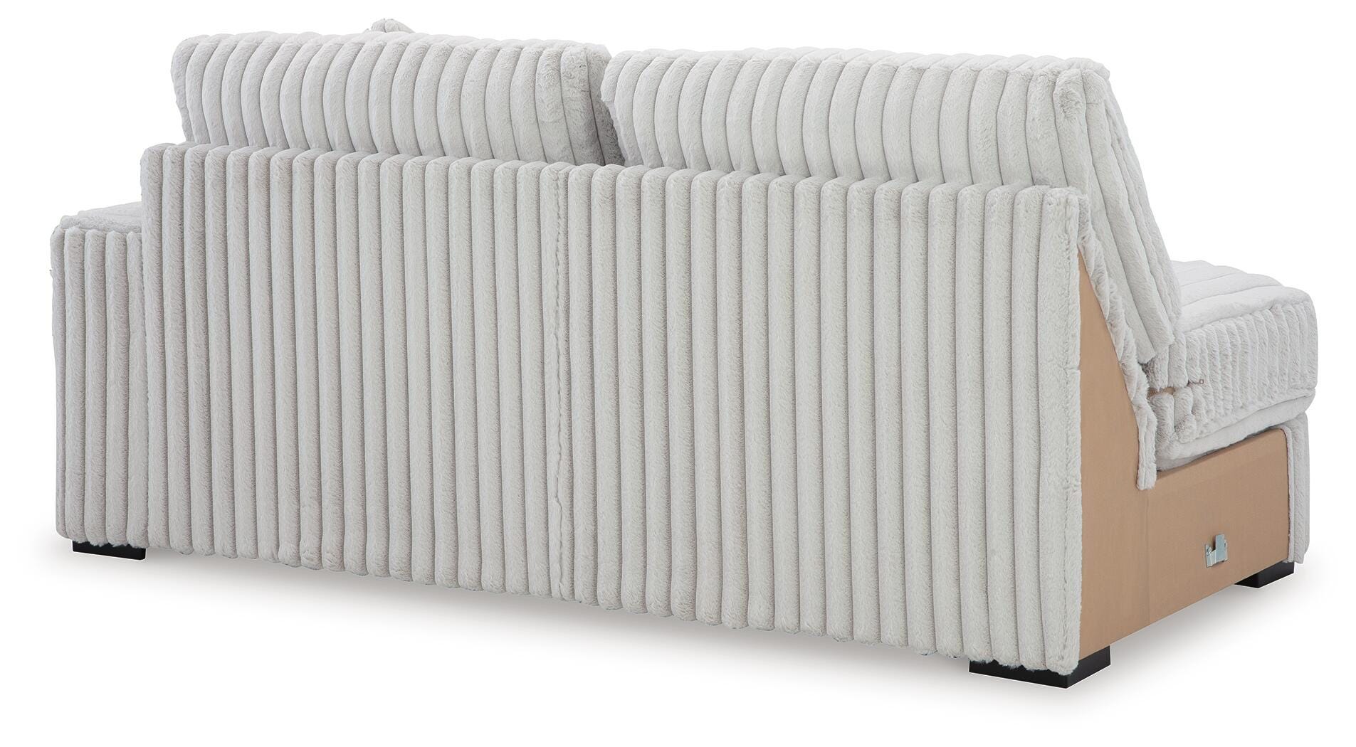 Stupendous 4-Piece Sectional, Oversized Chaise and Ottoman