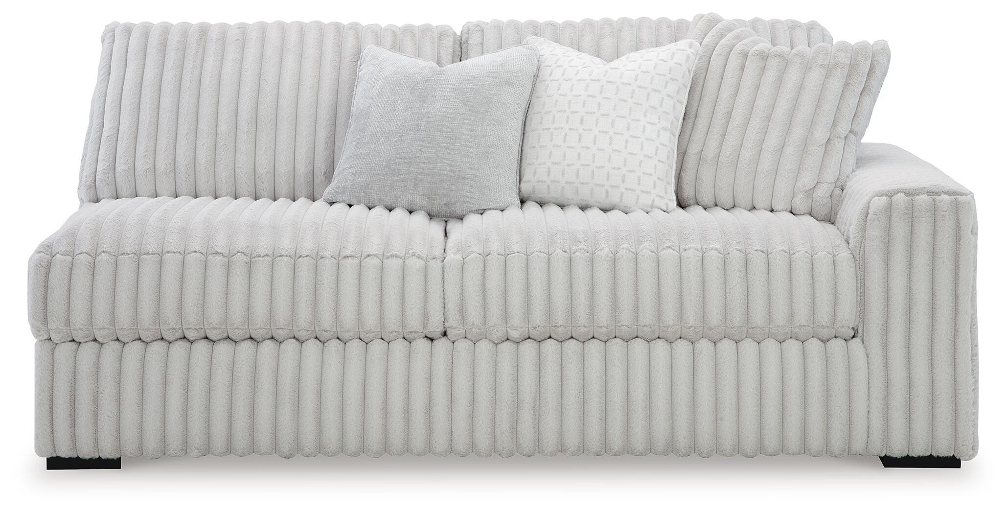 Stupendous 4-Piece Sectional and Oversized Accent Ottoman