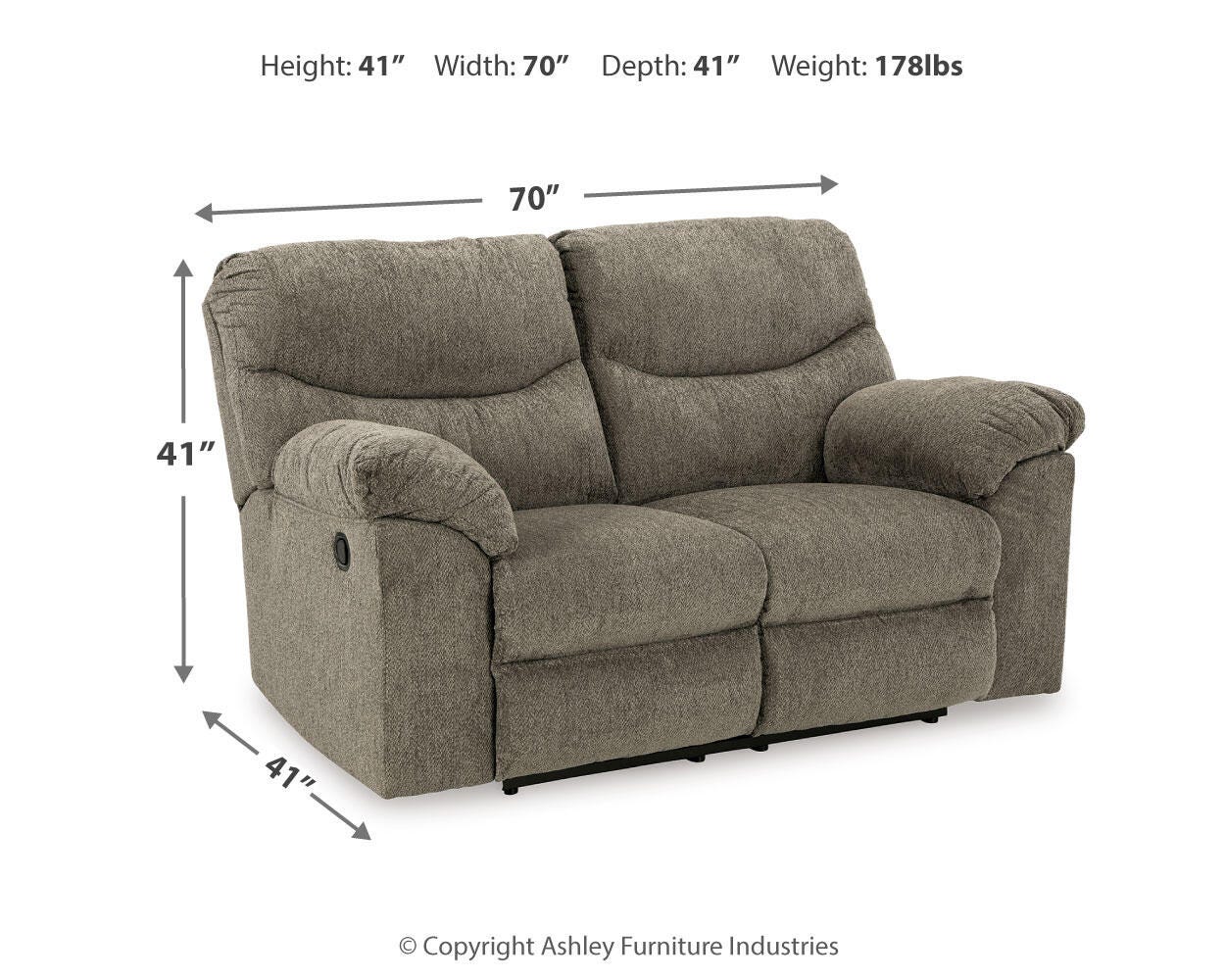 Alphons Reclining Loveseat