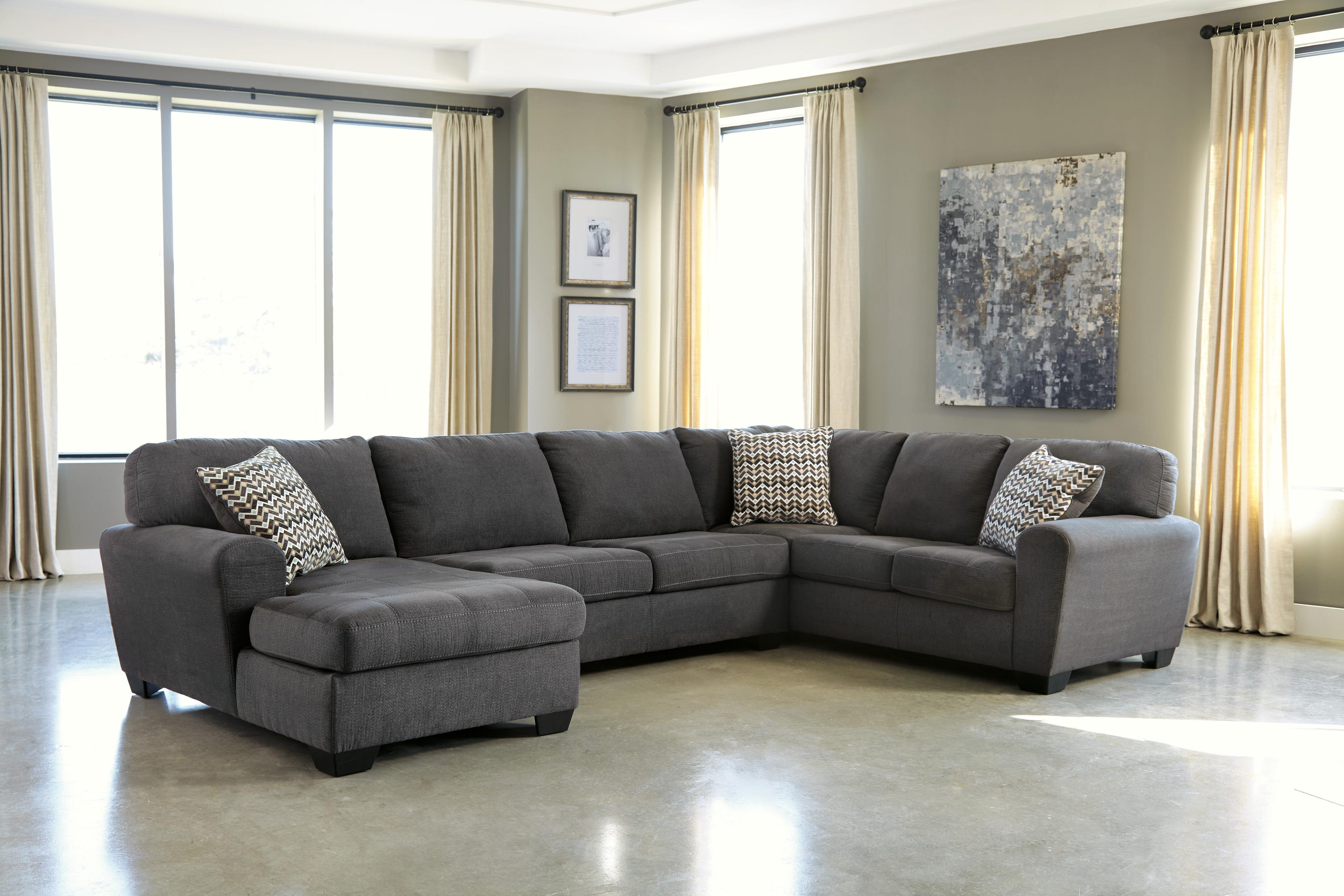 Ambee 3-Piece Sectional with Ottoman