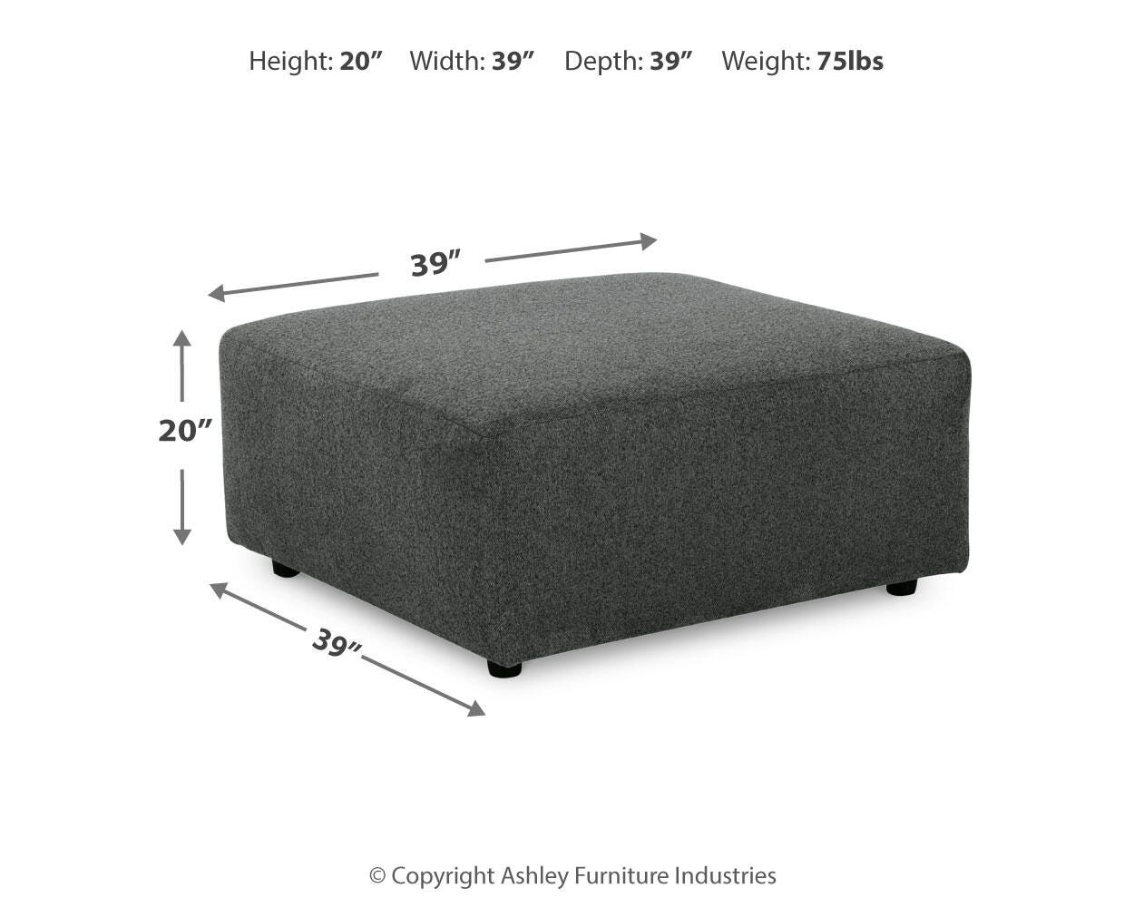 Edenfield Oversized Accent Ottoman