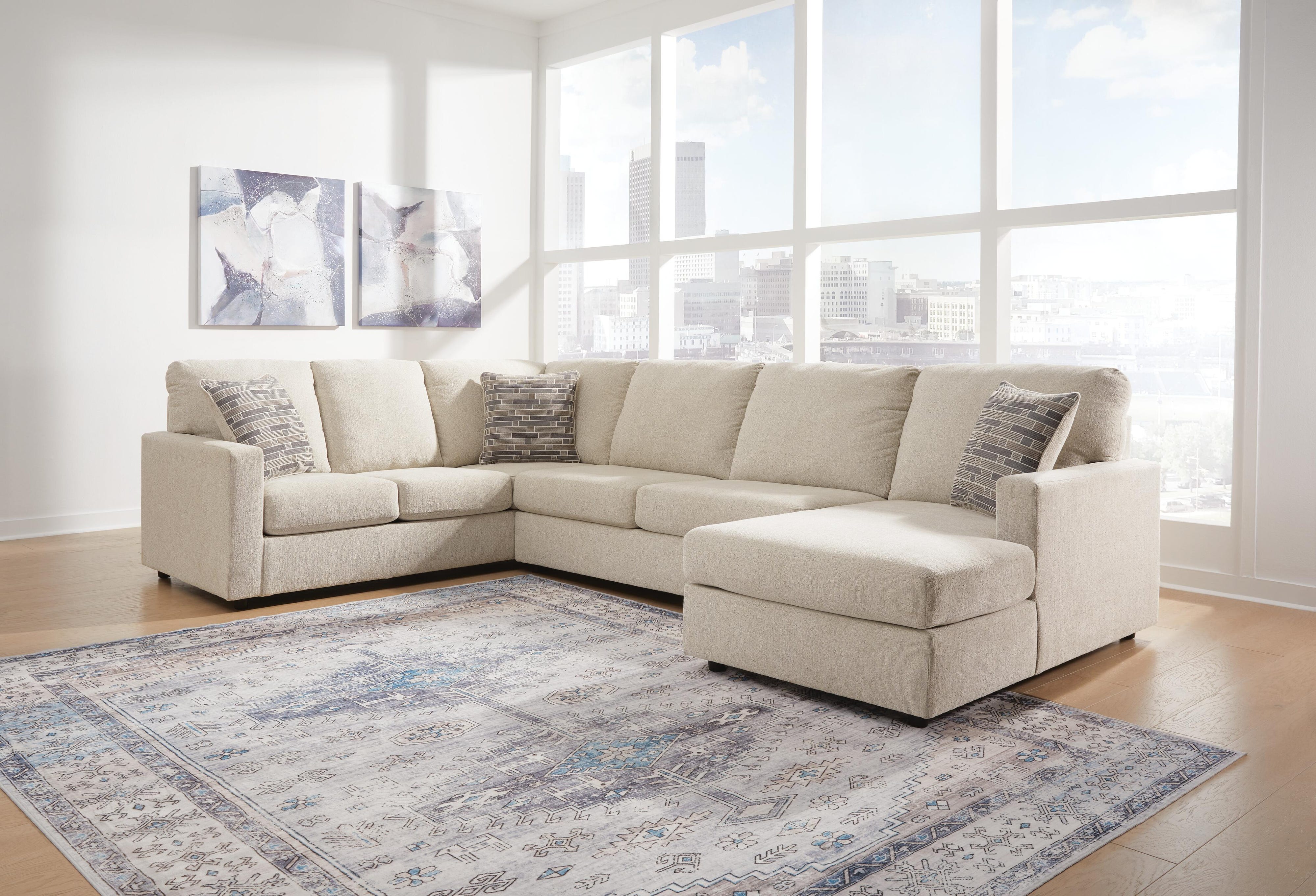 Edenfield 3-Piece Sectional with Chaise