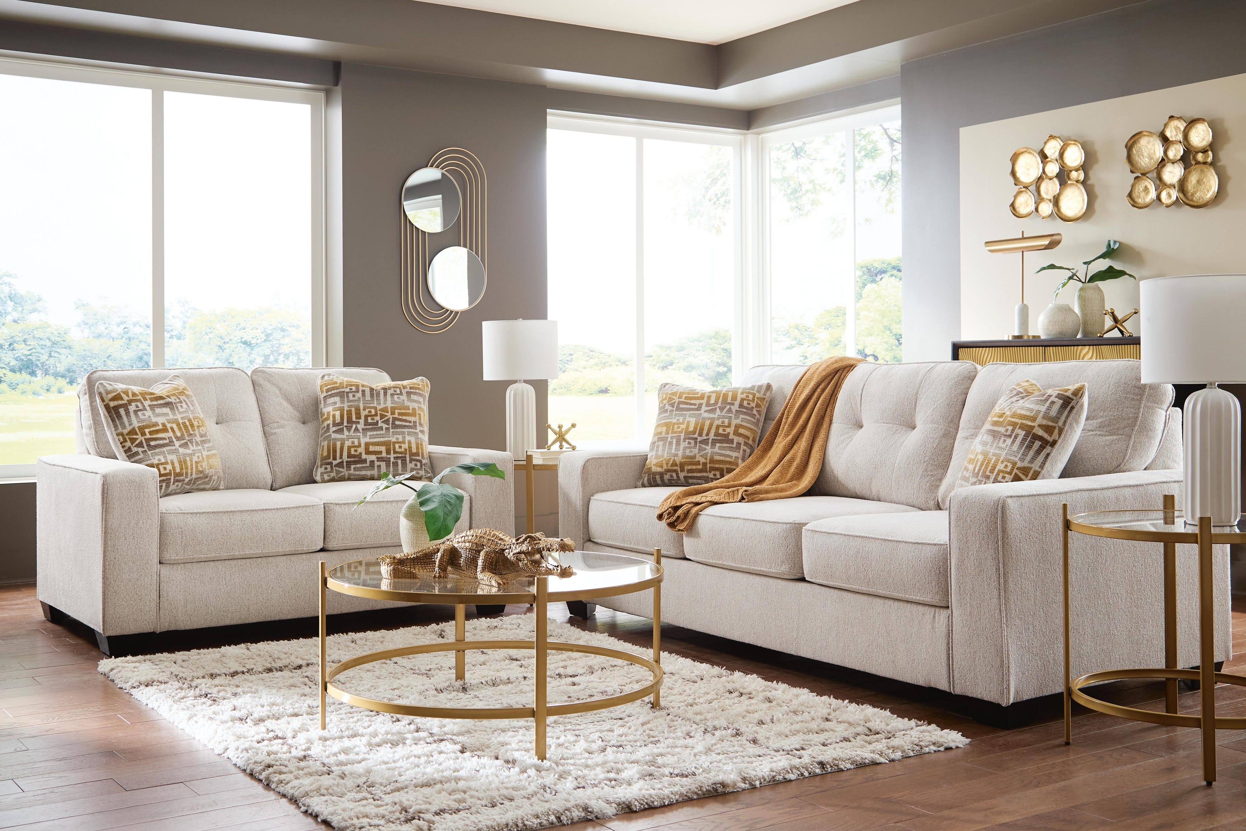 Larimer Sofa and Loveseat