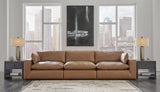 Emilia Leather Modular Sofa and Loveseat
