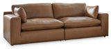 Emilia Leather Modular Sofa and Loveseat