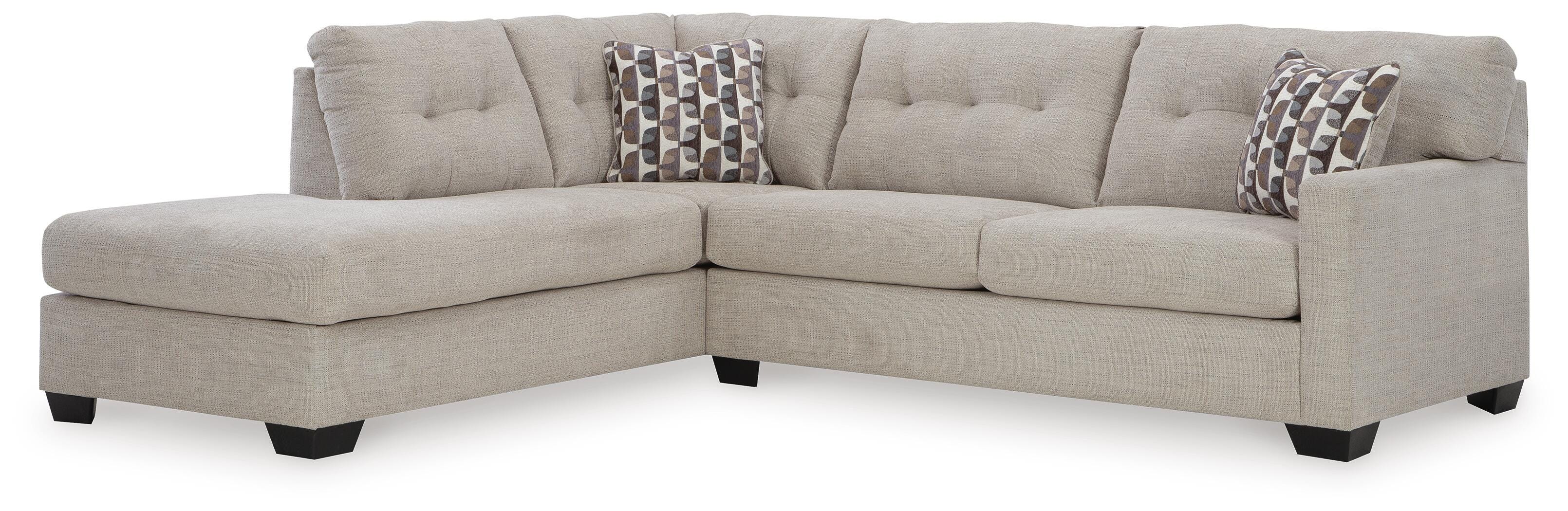 Penrose 2-Piece Sectional with Ottoman