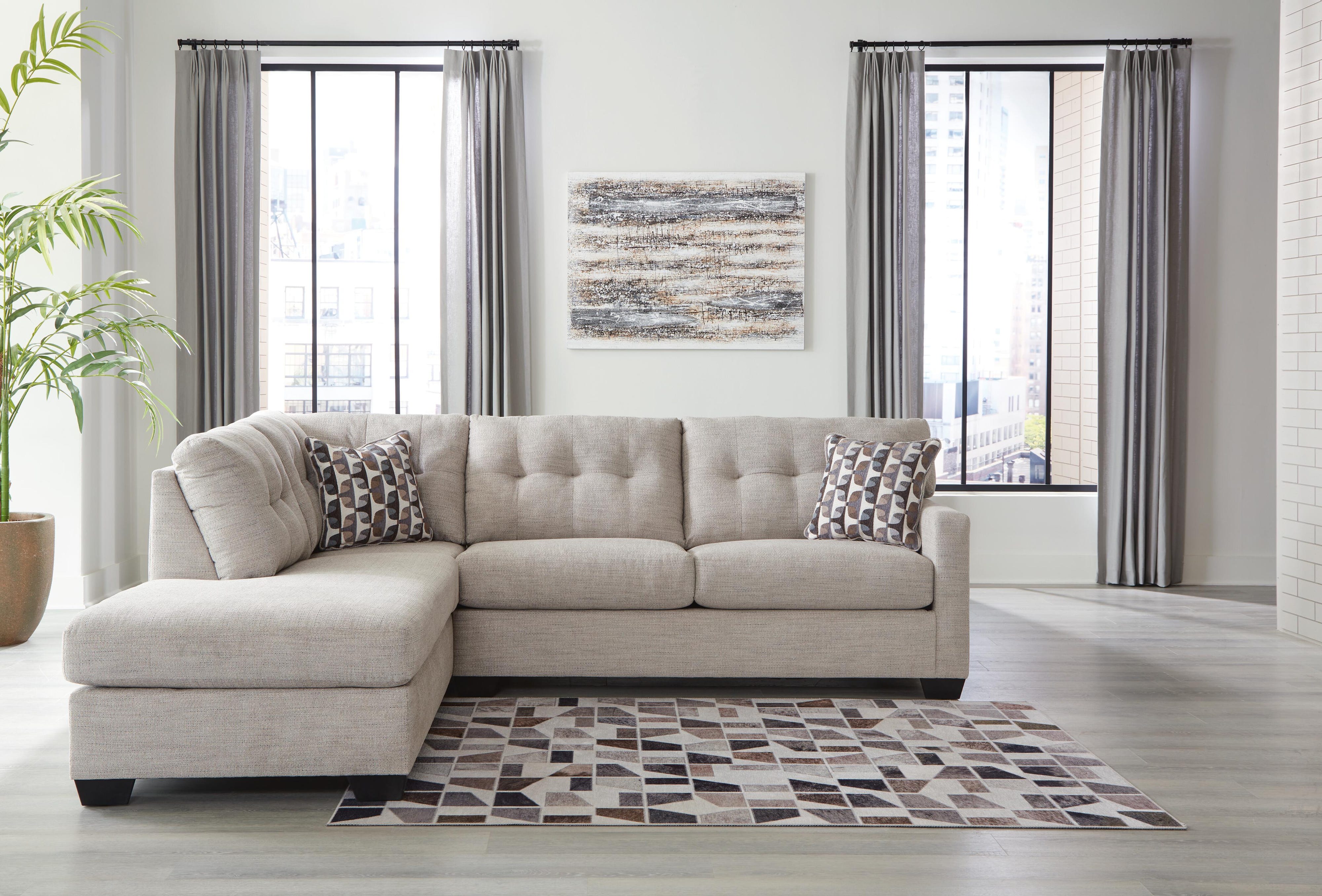 Mahoney 2-Piece Sectional with Ottoman