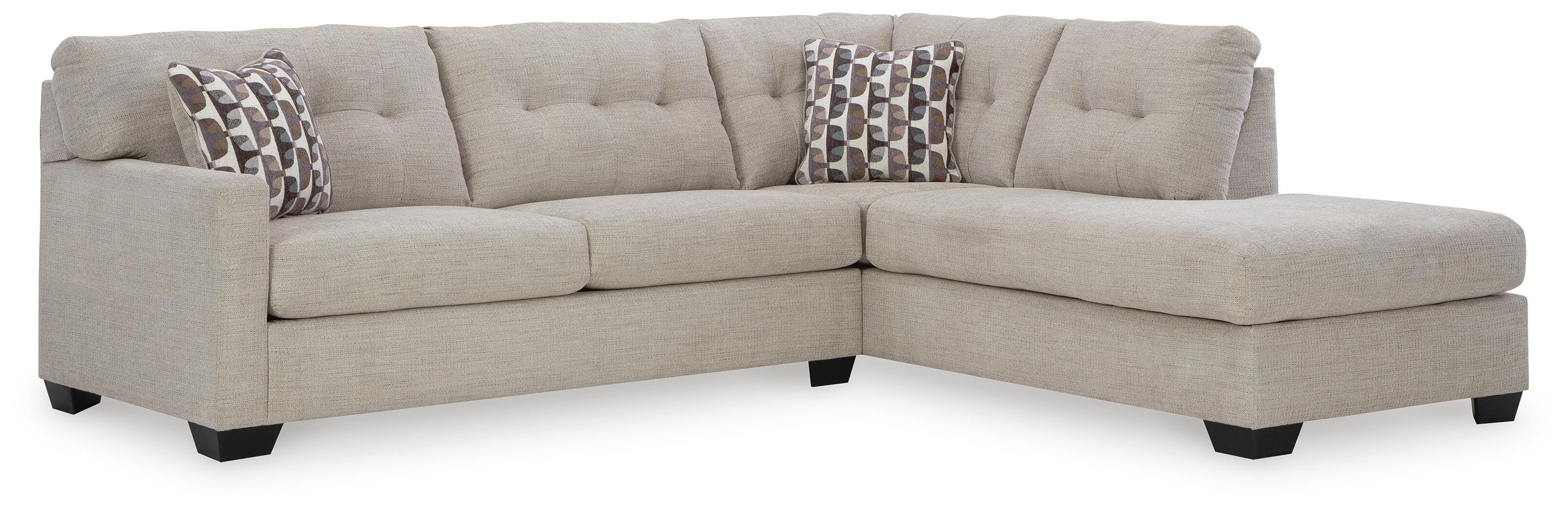 Penrose 2-Piece Sectional with Ottoman