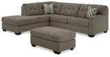 Penrose 2-Piece Sectional with Ottoman