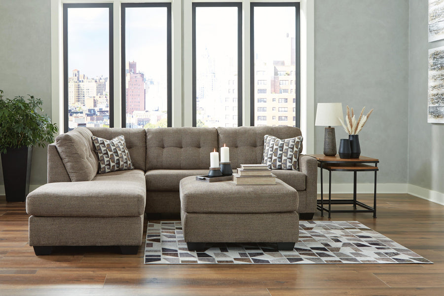 Penrose 2-Piece Sectional with Ottoman