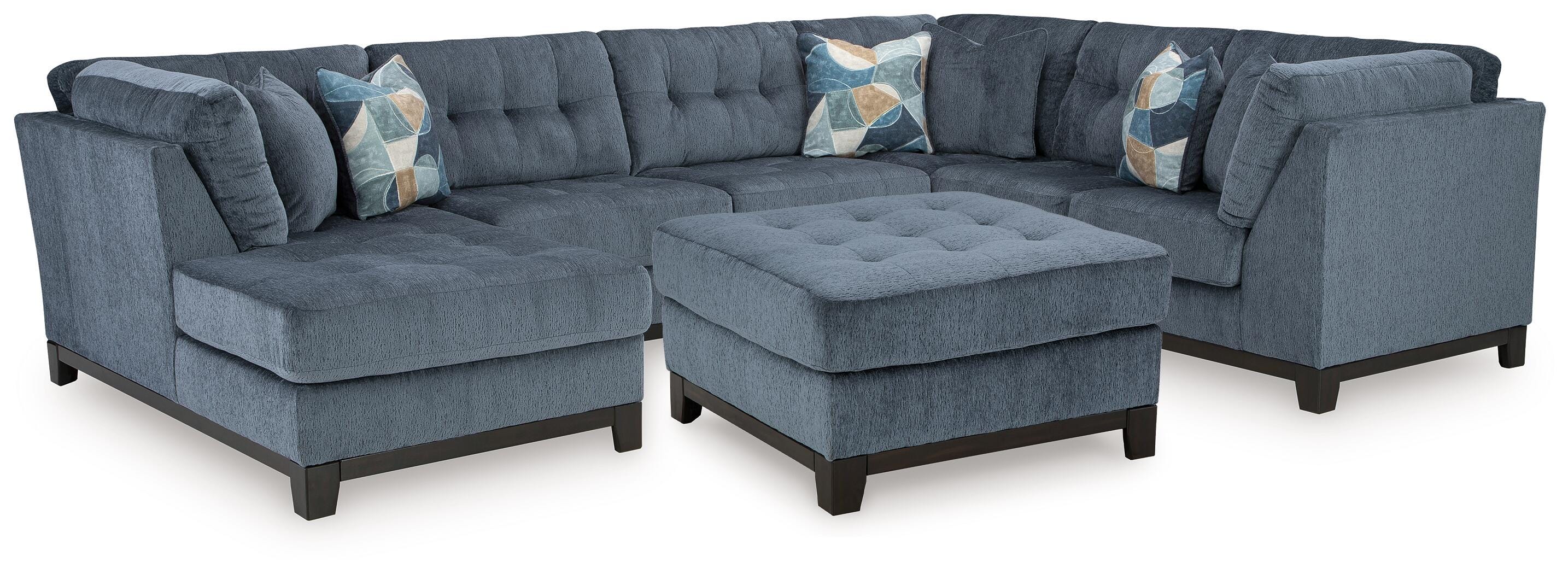 Maxon Place 3-Piece Sectional and Ottoman