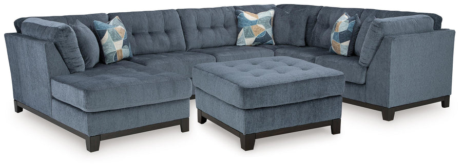 Maxon Place 3-Piece Sectional and Ottoman