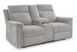 Barnsana Power Reclining Loveseat with Console