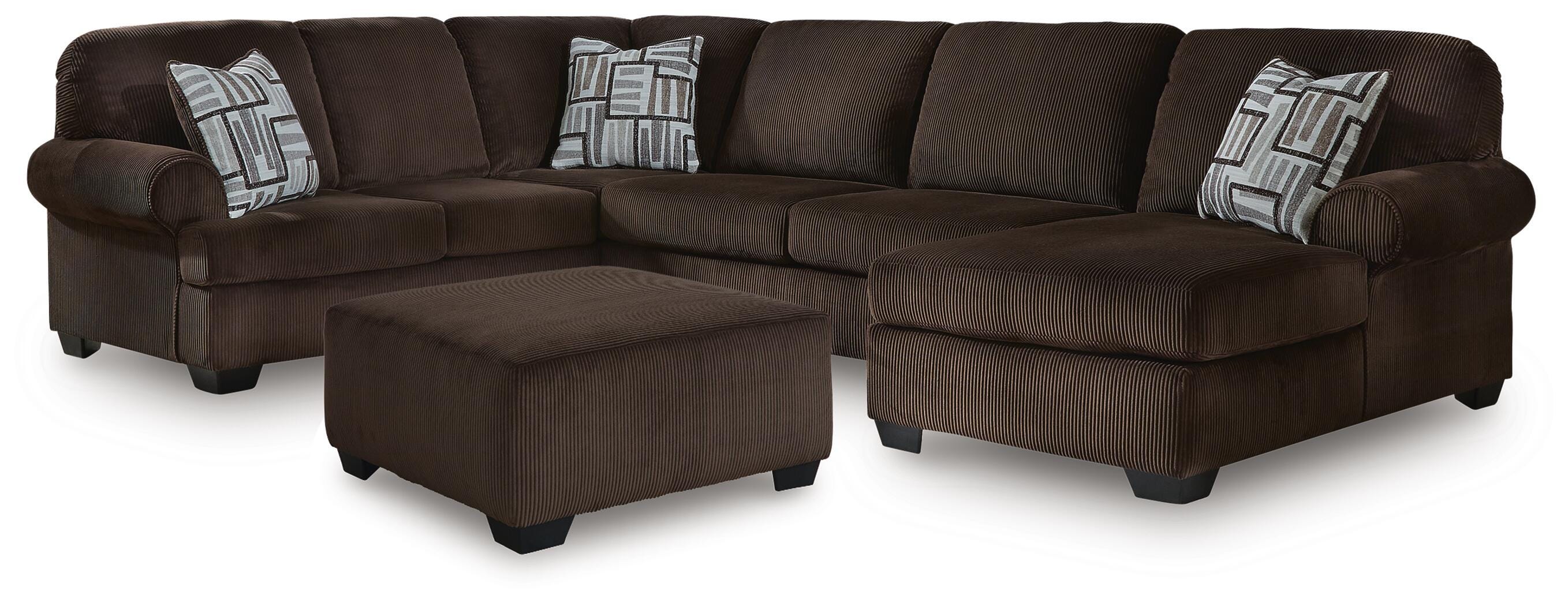 Kimlee 3-Piece Sectional and Ottoman