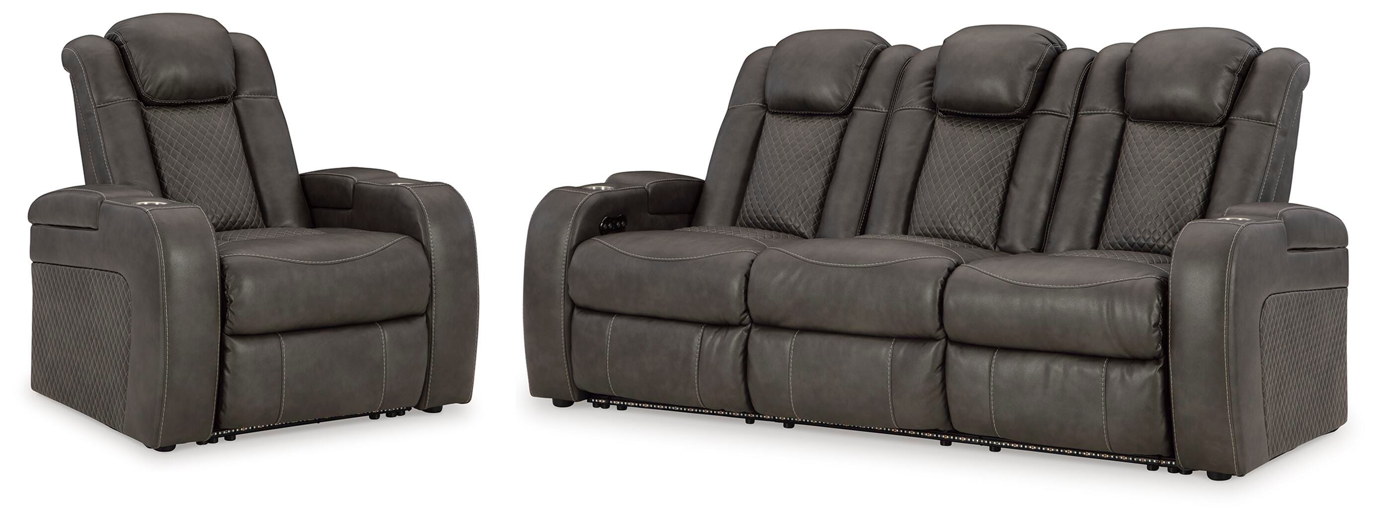 Fyne-Dyme Power Reclining Sofa and Power Recliner
